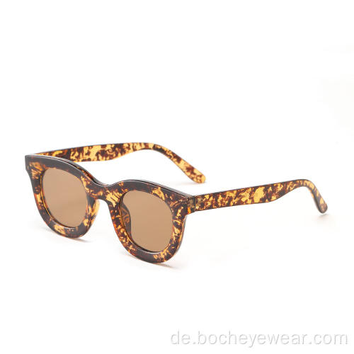 Quadratische Sonnenbrille Luxusmarke Reise Kleine Rechteckige Sonnenbrille